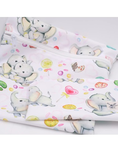 Wetbag 'Elefantenfreunde' – Die Nasstasche mit Elefanten-Motiv - Farbwirkung