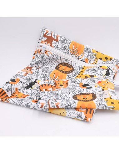 Wetbag 'Dschungeltiere' – Die Nasstasche mit Safari-Motiv - Praktisch im Alltag