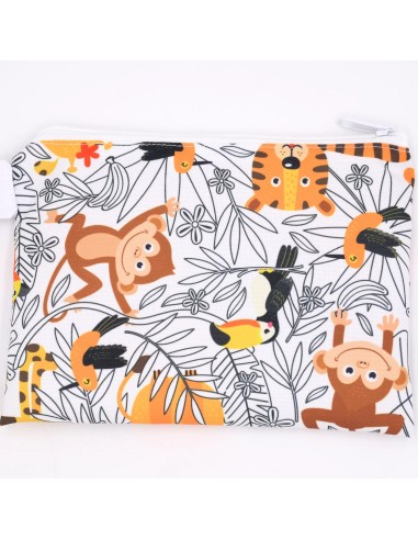 Wetbag 'Dschungeltiere' – Die Nasstasche mit Safari-Motiv - Design-Elemente