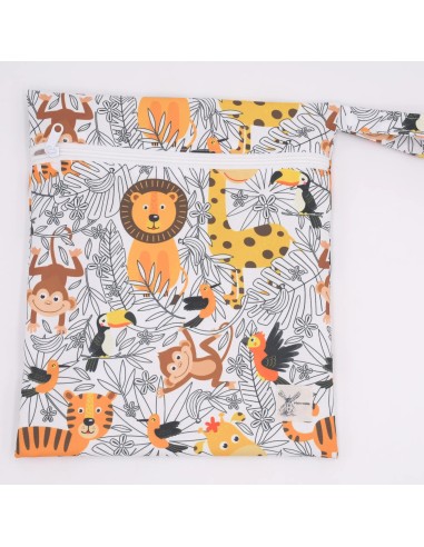 Wetbag 'Dschungeltiere' – Die Nasstasche mit Safari-Motiv - Variante 16