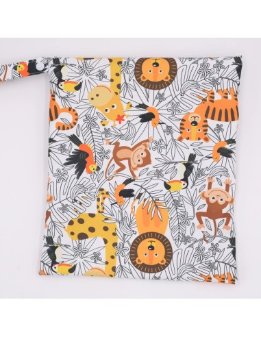 Wetbag 'Dschungeltiere' – Die Nasstasche mit Safari-Motiv - Variante 17