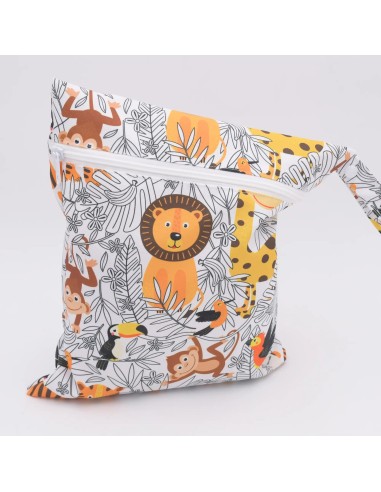 Wetbag 'Dschungeltiere' – Die Nasstasche mit Safari-Motiv - Variante 18