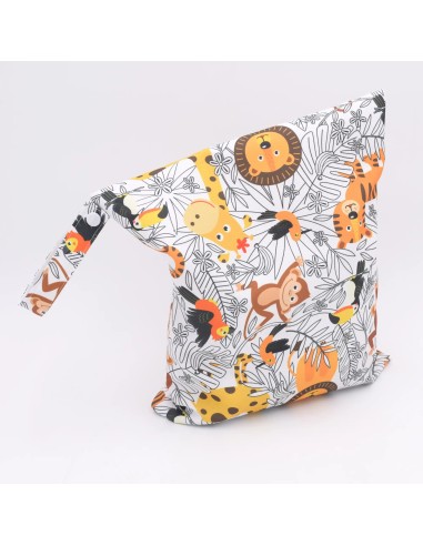 Wetbag 'Dschungeltiere' – Die Nasstasche mit Safari-Motiv - Variante 19