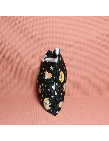 Wetbag 'kleine Träumer' – Nasstasche mit Sternen & Mond - Seitenansicht