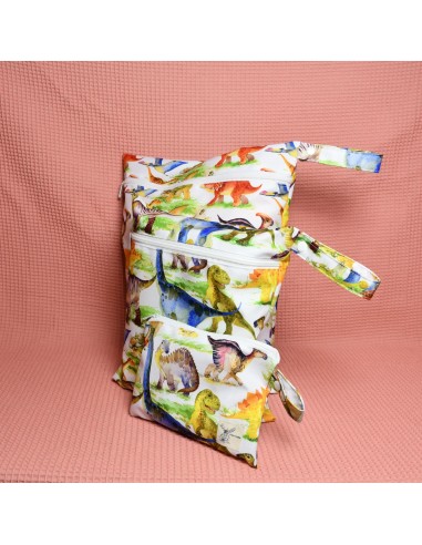 Wetbag 'Bunte Urzeitgiganten' – Die Nasstasche mit Dino-Motiv - Verarbeitung im Detail
