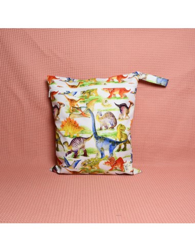 Wetbag 'Bunte Urzeitgiganten' – Die Nasstasche mit Dino-Motiv - Stoffstruktur und Material