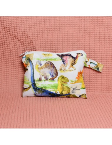 Wetbag 'Bunte Urzeitgiganten' – Die Nasstasche mit Dino-Motiv - Seitenansicht
