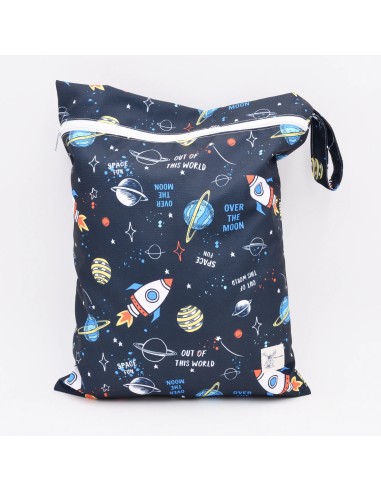 Wetbag 'Galaktische Abenteuer' – Die Nasstasche mit Weltraum-Motiv - Verarbeitung im Detail