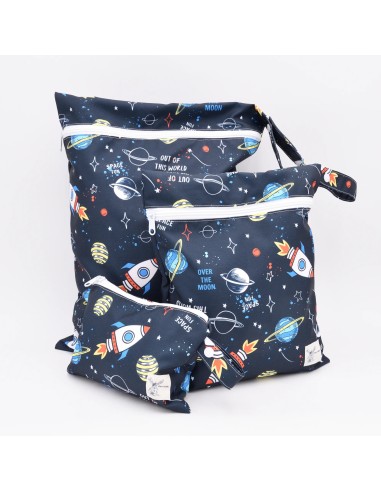 Wetbag 'Galaktische Abenteuer' – Die Nasstasche mit Weltraum-Motiv - Design-Elemente