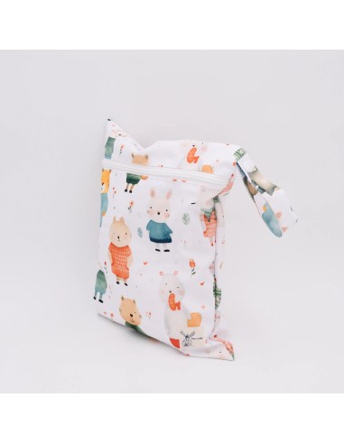 Wetbag 'Gut Gekleidet' – Die Nasstasche mit Tiermotiven - Handgemacht in Bayern