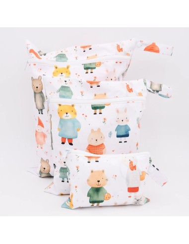 Wetbag 'Gut Gekleidet' – Die Nasstasche mit Tiermotiven - Design-Elemente
