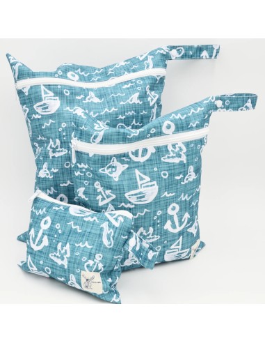 Wetbag 'AHOY, kleiner Matrose' – Die maritime Nasstasche - Verarbeitung im Detail