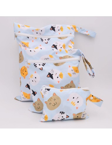 Wetbag 'Miez Mauz' – Die Nasstasche mit Katzen-Motiv - Verarbeitung im Detail