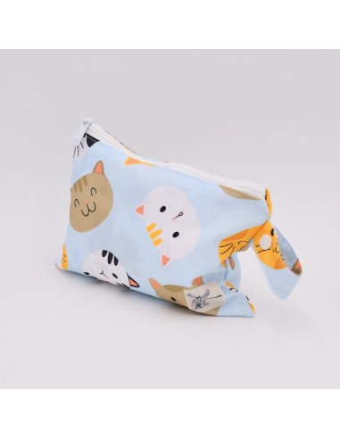 Wetbag 'Miez Mauz' – Die Nasstasche mit Katzen-Motiv - Qualitätsmerkmal