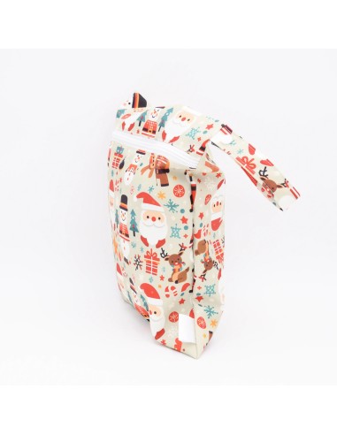 Wetbag 'Weihnachts-Wunderland' | Die festliche Nasstasche - Nahaufnahme