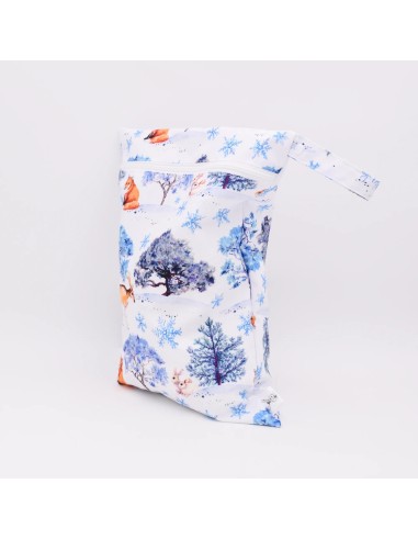 Wetbag 'Winterzauber' | Nasstasche mit Winterlandschaft - Praktisch im Alltag