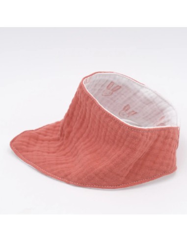 Wendehalstuch 'Hasen & Rot' | 2-in-1 Design, personalisierbar - Nahaufnahme