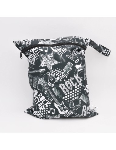 Wetbag 'kleiner Rockstar' | Die Nasstasche für Rocker - Stoffstruktur und Material