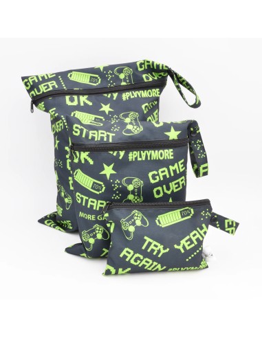 Wetbag 'Game Over' | Wasserfeste Nasstasche im coolen Gamer-Design - Verarbeitung im Detail