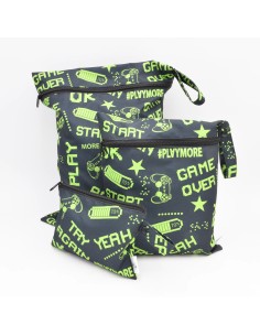 Wetbag 'Game Over' | Wasserfeste Nasstasche im coolen Gamer-Design