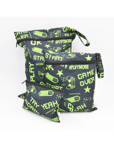 Wetbag 'Game Over' | Wasserfeste Nasstasche im coolen Gamer-Design