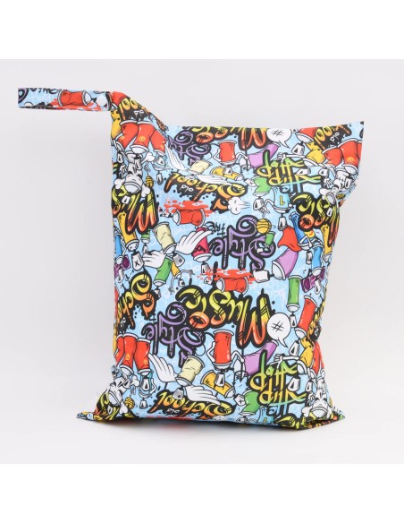 Wetbag "Urban Artist" | Die Nasstasche im coolen Graffiti-Style - Weitere Perspektive