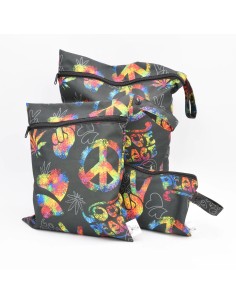 Wetbag "Good Vibes" | Die Nasstasche im bunten Peace-Style 2