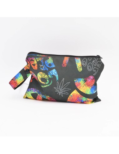 Wetbag "Good Vibes" | Die Nasstasche im bunten Peace-Style - Design-Elemente