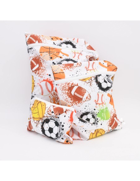Wetbag "Sportsfreund" | Die Nasstasche für kleine Sportler - Stoffstruktur und Material