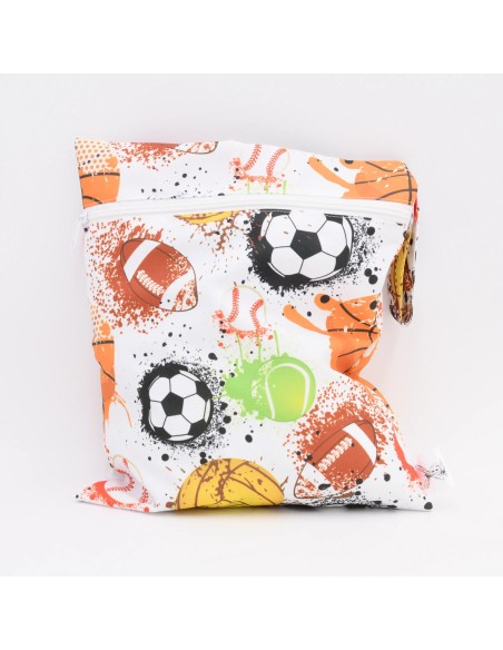 Wetbag "Sportsfreund" | Die Nasstasche für kleine Sportler - Nahaufnahme