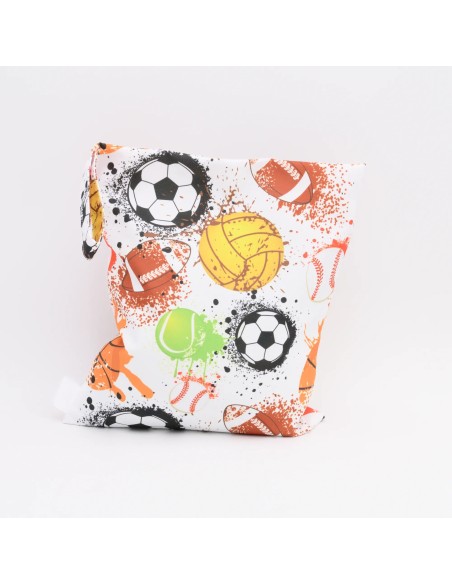 Wetbag "Sportsfreund" | Die Nasstasche für kleine Sportler - Seitenansicht