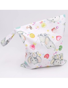 Geschenkset "Kleines Wunder" – Wetbag, Windeltasche & Wendehalstuch - Übersicht 2