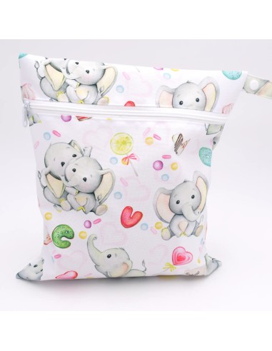 Geschenkset "Kleines Wunder" – Wetbag, Windeltasche & Wendehalstuch - Verarbeitung im Detail