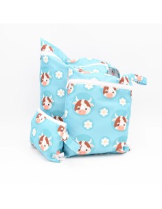 Wetbag "Alm-Glück" | Die Nasstasche mit süßem Kuh-Design