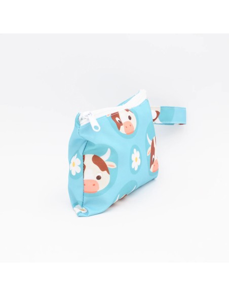 Wetbag "Alm-Glück" | Die Nasstasche mit süßem Kuh-Design - Qualitätsmerkmal
