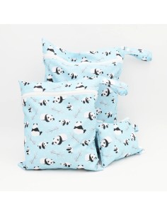 Wetbag "Panda-Pause" | Die Nasstasche mit putzigem Panda-Design