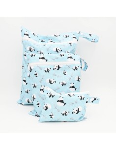 Wetbag "Panda-Pause" | Die Nasstasche mit putzigem Panda-Design 2