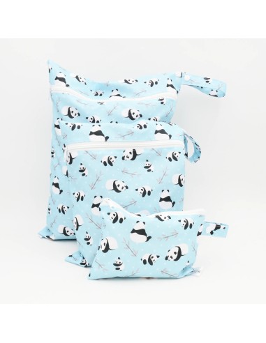 Wetbag "Panda-Pause" | Die Nasstasche mit putzigem Panda-Design - Detailansicht