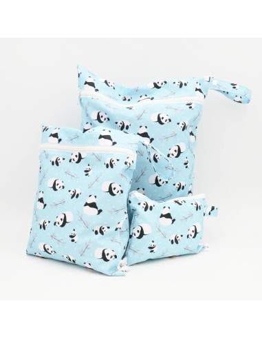 Wetbag "Panda-Pause" | Die Nasstasche mit putzigem Panda-Design - Verarbeitung im Detail