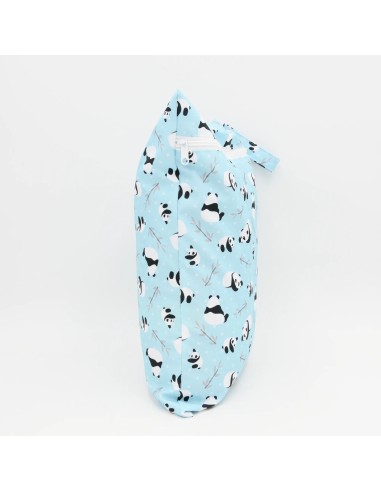 Wetbag "Panda-Pause" | Die Nasstasche mit putzigem Panda-Design - Rückansicht
