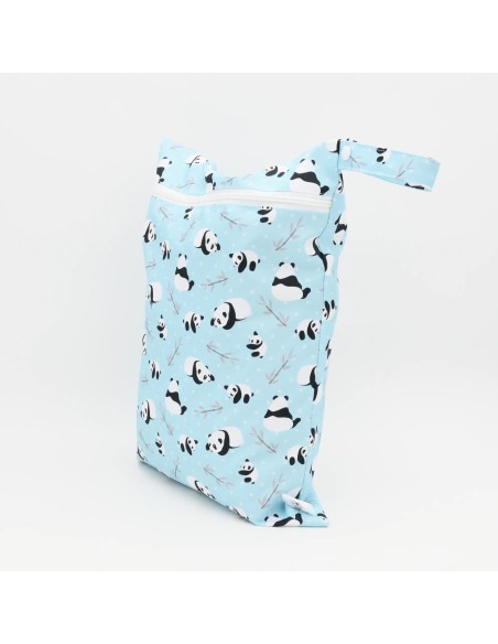 Wetbag "Panda-Pause" | Die Nasstasche mit putzigem Panda-Design - Praktisch im Alltag