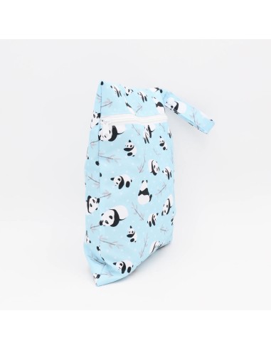 Wetbag "Panda-Pause" | Die Nasstasche mit putzigem Panda-Design - Nahaufnahme