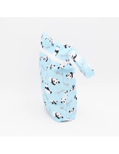 Wetbag "Panda-Pause" | Die Nasstasche mit putzigem Panda-Design - Handgemacht in Bayern