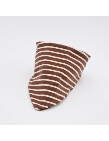 Wendehalstuch 'Affen & Streifen' | 2-in-1 Design, personalisierbar - Nahaufnahme
