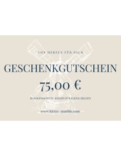 Digitaler Geschenkgutschein 75,00 € | kleine mühle