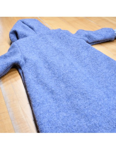 Wollwalk Overall "Dino-Abenteuer" (Blau) mit hübschem Baumwollfutter - Farbwirkung