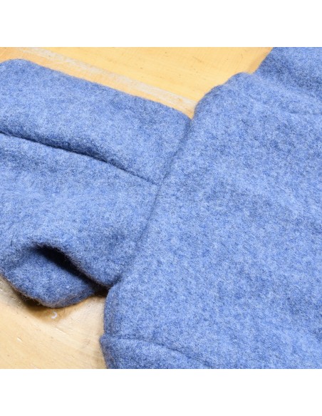 Wollwalk Overall "Dino-Abenteuer" (Blau) mit hübschem Baumwollfutter - Qualitätsmerkmal