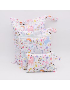 Wetbag 'Fabelhafte Einhörner' – Die Nasstasche mit Einhorn-Motiv