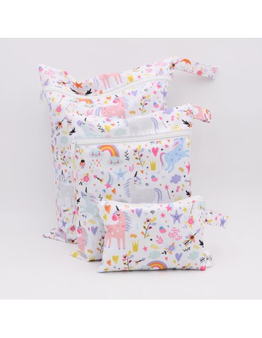 Wetbag 'Fabelhafte Einhörner' – Die Nasstasche mit Einhorn-Motiv