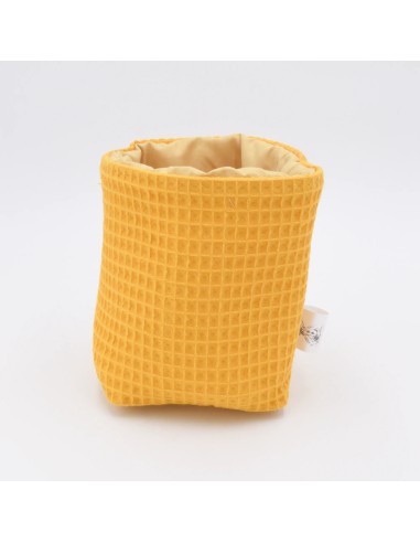Utensilo "Sonnenschein" (Gelb) | Körbchen aus Waffelpique | 3 Größen - Farbwirkung